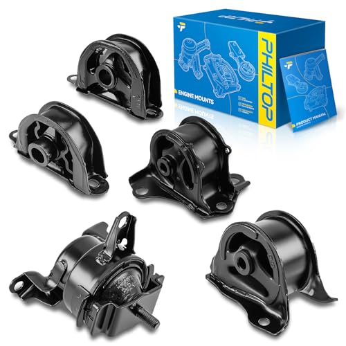 PHILTOP Set of 5 Engine Mounts for 1998-2001 Honda CR-V Manual - size: 1998-2001 CR-V