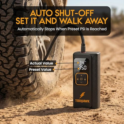 Portable Tire Inflator for Car, Air Pump for Car Tires