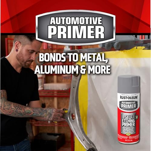 Rust-Oleum Automotive Self Etching Primer Spray, Dark Green - size: 12 Ounce (Pack of 1)
