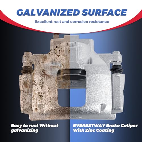 18B5044 18B5045 Front Disc Brake Calipers Compatible with 2007-12 Wrangler - size: Front 18B5044+18B5045