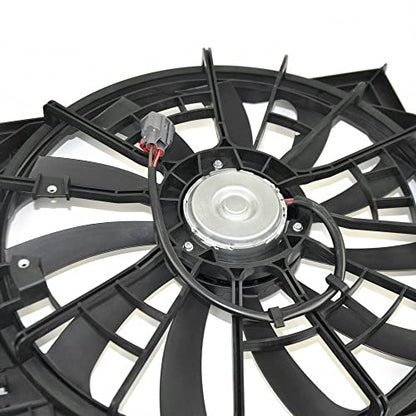 PartsFlow Radiator Cooling Fan Assembly For 2013 2014 2015 Cadillac CTS/ATS 623680 - color: For Cadillac CTS/ATS