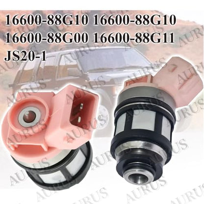 6pcs AURUS OEM Fuel Injectors 16600-88g10 JS20-1 Compatible With Mercury Villager (1993-1995), for Nissan Pathfinder (1990-1995) D21 Pickup (1990-1994) Quest (1993-1995) 3.0L V6 Cylinder - size: 6 pc