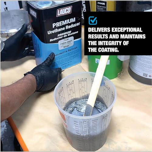 LAUCO Standard Urethane Grade Reducer (7220), 1 Gallon, 60°F - 77°F - for Automotive Paint and Industrial Paint Use - High Performance Automotive Grade 7220 - style: Standard - One Gallon