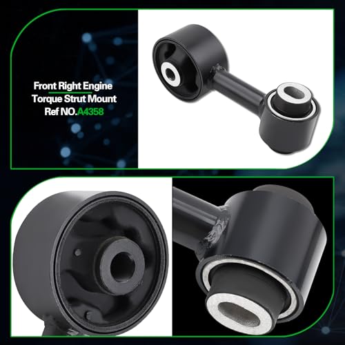 Engine Motor and Transmission Mount Kit Compatible with Cube 2009-2014 - size: 2007-2012 Versa