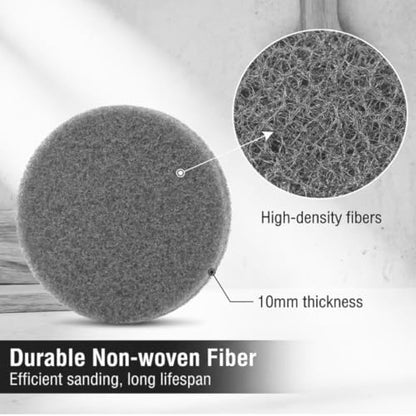 20 Pcs 5" Drill Brush Scrubber Scouring Pads (800#) - style: Grey - 800#