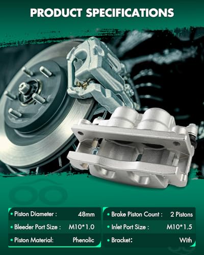 SCITOO - Front Right Brake Caliper For Buick,For Chevy,For GMC,For Saab - size: Front Passenger[18B5005]