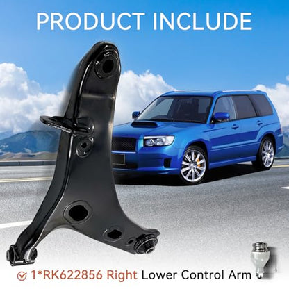 RK622856 Front Right Lower Control Arm Assembly Fits for 14-18 Subaru - size: Right Side