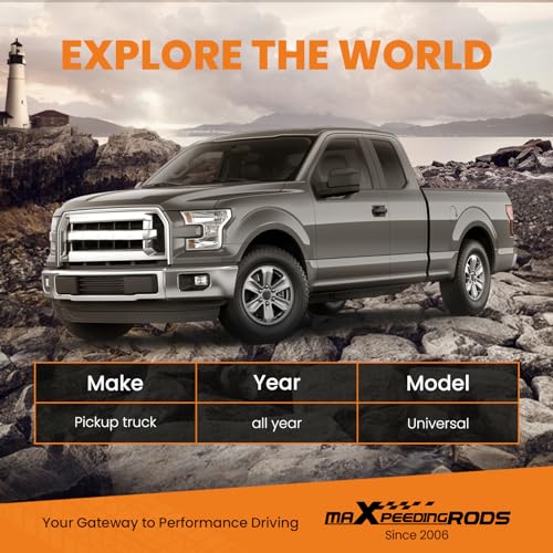 maXpeedingrods Parallel 4 Link Kit W/Panhard Bar, Universal Suspension Links For Trucks Classic Cars Rat Rods Hot Rods, Silver Gray - color: Silver Gray