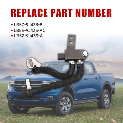 Exhaust Gas Recirculation Valve Vacuum Solenoid Assembly Compatible with Ford Ranger 2020-2024, Bronco 2021-2024, Explorer 2020-2024 Replace# LB5Z-9J433-B LB5E-9J433-AC LB5Z-9J433-A