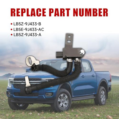 Exhaust Gas Recirculation Valve Vacuum Solenoid Assembly Compatible with Ford Ranger 2020-2024, Bronco 2021-2024, Explorer 2020-2024 Replace# LB5Z-9J433-B LB5E-9J433-AC LB5Z-9J433-A