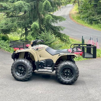 ORCISH Heavy Duty ATV Rear Drop Cargo Basket, 14" W x 41" L x 12.5" H Steel Mesh Rack with Mounting Kit, Universal ATV/UTV Storage Basket for Gear, Camping, Hunting, and Outdoor Use