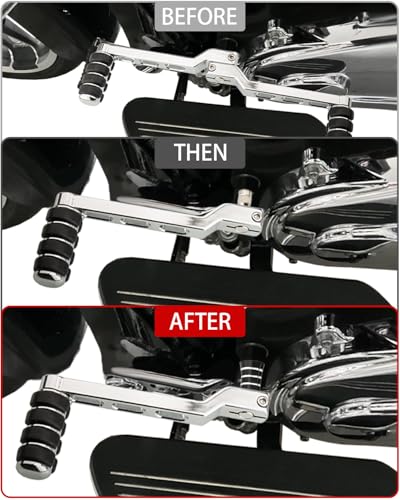 Heel Shifter Eliminator Spacer Shift Shaft Lever Delete Cover Compatible with Harley CVO Road King Electra Street Tri Tour Glide Freewheeler (Eliminator-Craving Black) - color: Eliminator-Craving Black