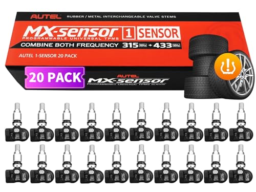 Autel TPMS Sensors 20pcs, MX-Sensor 2in1 315MHz/433MHz Tire Pressure Sensor