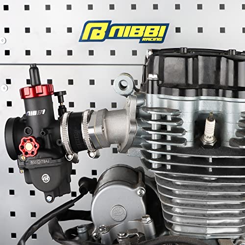 NIBBI Carburetor Intake Manifold for CG Engine 33mm Motorcycle - size: for CG Engine/M6*14mm