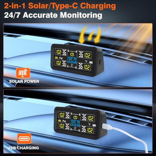 Tire Pressure Monitoring System, Tire Pressure Monitor - size: 4 Sensors
