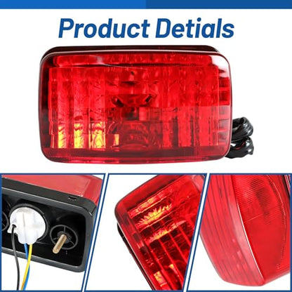 WFLNHB Tail light with Bulb Replacement for Yamaha Bruin 350 YFM350 2X4 4X4 2004 2005 2006 5KM-84710-01-00 5KM-84710-00-00 5KM-8472C-10-00
