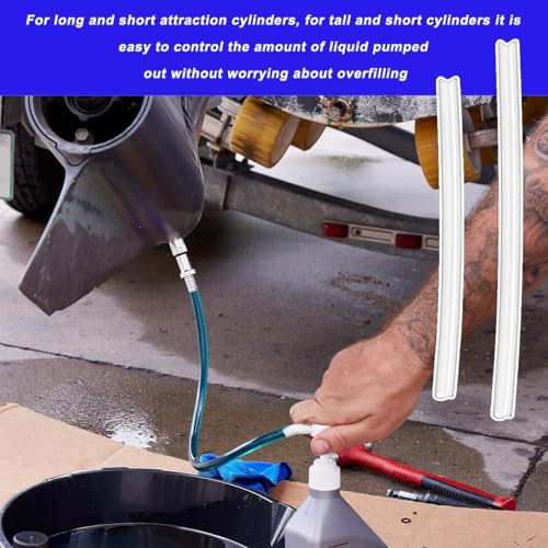 Fluid Pump for Quart Bottles, Transmission Fluid Extractor with 4cc Per Pump Stroke, Siphon Manual Hand Tool for Transfer Gear Oil Differential Fluids, Car Accessories