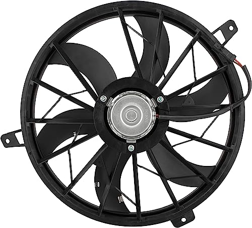 620-010 Engine Radiator Cooling Fan Assembly for Jeep Grand Cherokee L6 4.0L V8 4.7L 1999 2000 2001 2002 2003 Liberty V6 3.7L 2002 2003, CH3115110 52079528AB 674-00389