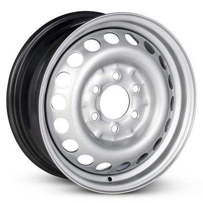 16x6.5 in Steel Wheel Rim 6 Lug 130mm 54mm Offset 84.5mm CB| Powder-Coated Silver finish Fits 2014-2024 Mercedes-Benz Sprinter 2500 | New OEM Replacement | 91040113009090 - color: Silver, size: 2014-2024 Sprinter 2500 - 16x6.5 inch