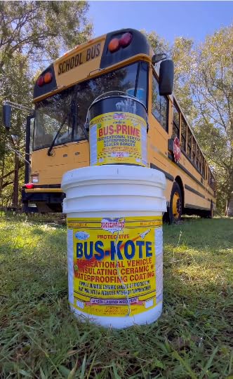 BUS-PRIME Roof Coating Primer - Clear (1 Gallon) - size: 128 Fl Oz (Pack of 1)