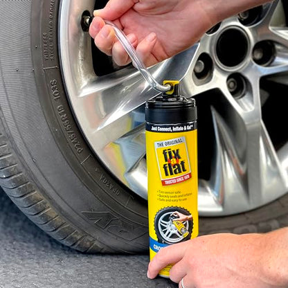Fix-A-Flat S60430 Aerosol Emergency Flat Tire Repair and Inflator, for Large Tires, Eco-Friendly Formula, Universal Fit for All Cars and Small Trucks/SUVs, 20 oz. (Pack of 1) - size: Crossover / Wagon