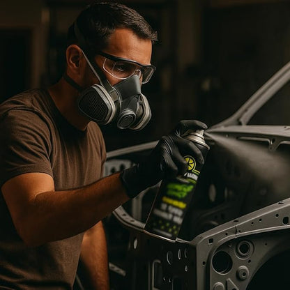 LiME LiNE 1K Epoxy Primer Aerosol Spray Paint - Automotive Bare Metal Adhesion & Rust Protection - Professional Grade - Gray 400ml (Pack of 6) - color: Pack of 6