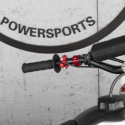 CNC Universal Engine Stop Start Kill Switch Button for 22mm Handlebar - RED - color: Red, size: with Mounting Backplate