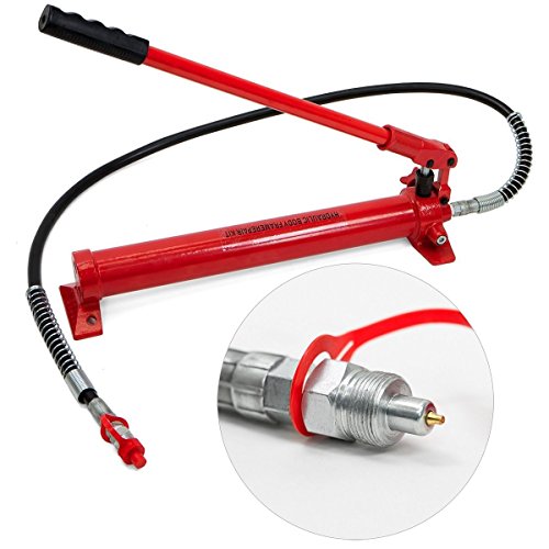 XtremepowerUS 10-Ton Porta Power Hydraulic Jack Ram Automotive Car Autobody Frame Repair Power Tool Loadhandler Equipment with Case - size: 10 Ton