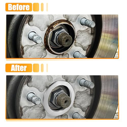 X AUTOHAUX Car Hub Centric Rings OD 106.1mm to ID 78.1mm 4pcs Aluminum - size: 106. 1mm ID to 78.1mm OD