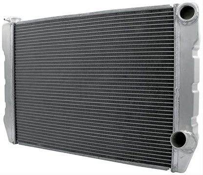 Allstar Performance ALL30035 26 in W x 19 in H x 2-1/4 in D Aluminum Dual Pass Radiator - size: 19" X 26"