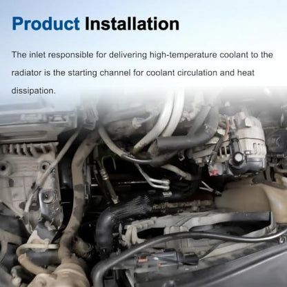 55111395AE 55111394AC Radiator Coolant Hose Compatible with Jeep Wrangler 2012-2018 for Wrangler JK 2018 Upper and Lower Cooling Outlet Pipe