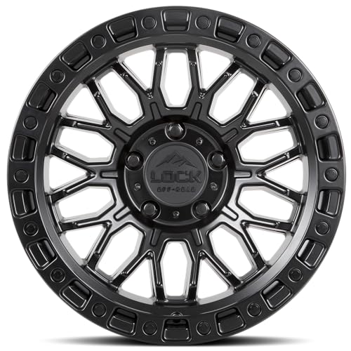 LOCK OFFROAD COMBAT-2963MB 20X9-6X135 0et - Matte Black with Matte Black Ring - color: Matte Black with Matte Black Ring, size: 20X9 - 6X135 0et