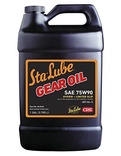 Sta-Lube API/GL-5 Plus New Generation Limited Slip Gear Oil 75W90 SL2463 – 1 Gal, Heavy Duty Gear Oil, Dark Amber Liquid