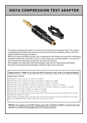 ‎9007A 9007 Compression Test Adapter - Used with J-6692-B