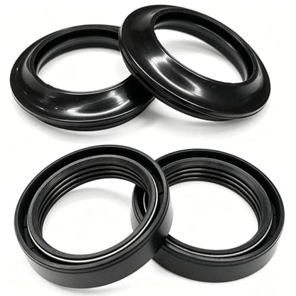Fork Seals Dust Seal Kit, Motorcycle Front Fork Oil Seals Dust Seal Wiper Replace Kit for Honda Shadow VLX 600 VT600 1988-2008 Nighthawk 700S CB700SC 1984-1986, Engine Accessories (4PCS)