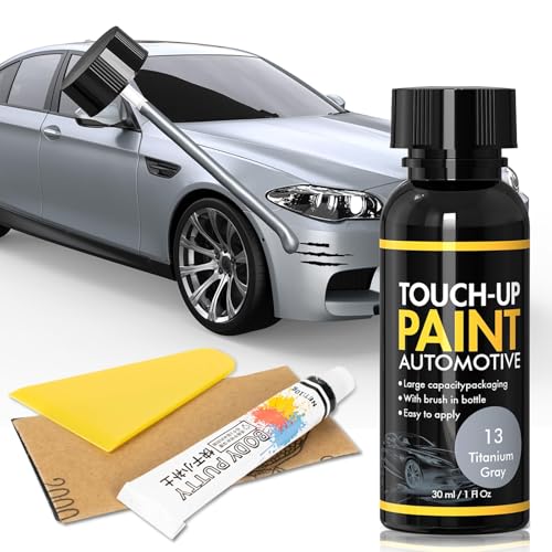 XTryfu Touch Up Paint for Cars Paint Scratch Repair Kit, Automotive Paints - color: Titanium Gray