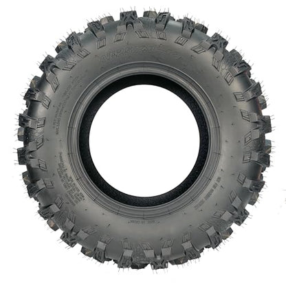 AT25x8-12 ATV Tires ATV＆UTV Trail Sand Off-Road Tires 25x8-12, All Terrain tries 17mm Tread Depth 25x8-12- 4PR, Tubeless 2PCS - size: DAV111 25X8-12