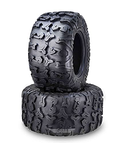 Free Country (2) Premium ATV/UTV Tires 26x11R12 8PR Radial Side Scuff Guard - size: 26X11R12