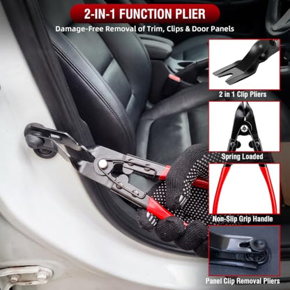 13-Piece Electrical Disconnect Pliers Kit for Cars - size: 13Pcs