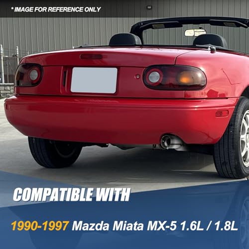 Auto Dynasty 3.5" Round Catback Exhaust System For 90-97 Mazda Miata MX-5