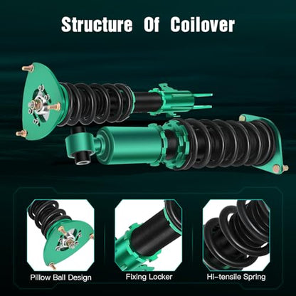 SCITOO Coilovers Strut Fit for Subaru for Forester 09-13 Full Set Strut Kit
