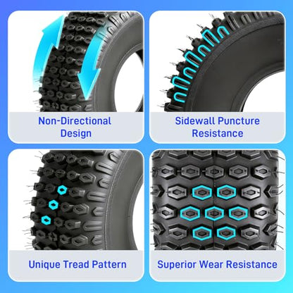 Set of 2 20x7-8 ATV/UTV Tires, 20x7x8 All-Terrain Tires