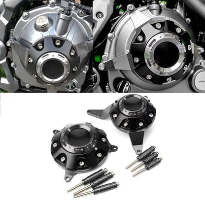 for Z900 Z900SE z900 z900se 2026 2025 2024 2023-2017 New Accessories Motorcycle Anti-Fall Protection Engine Protective Cover Fairing Plate Slider Anti-Collision Pad (Grey) - color: Grey