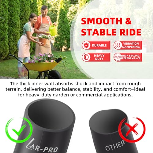 AR-PRO 11x4.00-4 Replacement Inner Tubes with TR87 Bent Valve Stem – Butyl Rubber Tire Tubes for Hand Truck, Lawn Mower, Wheelbarrow, Garden Cart – Fits 4.10/3.50-4 Tires (2 Pack) - size: 11x4.00-4,TR-87