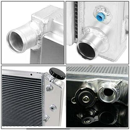 3 Row Radiator Shroud Fan For Chevy C/K 10 Monte Carlo 1978-1987 - size: 3 Row Radiator/w Cap+Shroud Fan+Relay Kit
