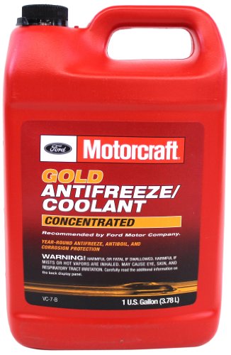Genuine Ford Fluid VC-7-B Gold Concentrated Antifreeze/Coolant - 1 Gallon (Packaging may vary), Red