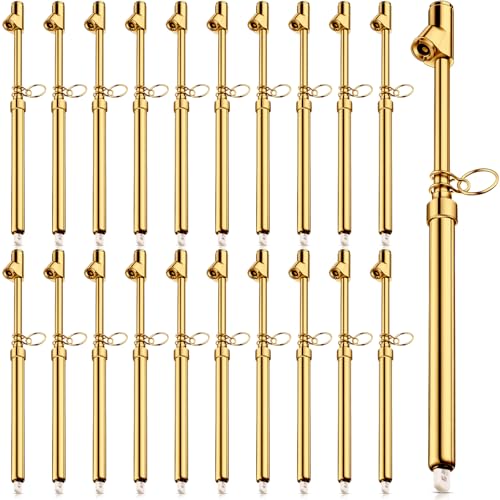 Tallew 20 Pack Dual Head Tire Pressure Gauge Heavy Duty Air Pressure Tire Gauge for Auto Truck Car RV Van Gage Range 10-150PSI, 1-10Bar (Gold) - color: Gold