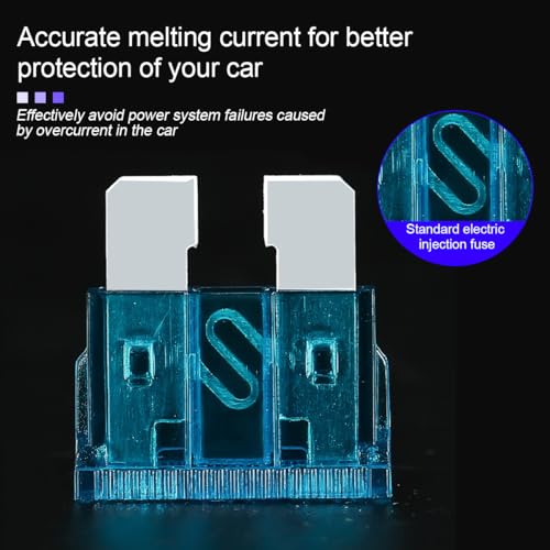Mandark 300PCS 2-40 Amp Standard Mini and Low-Profile Blade Fuse Kit - color: 300PCS