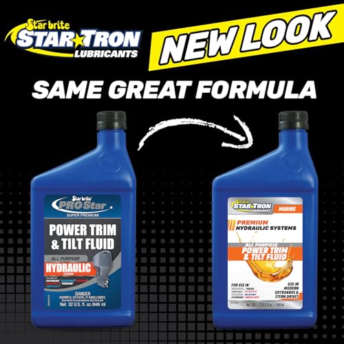 STAR BRITE Power Trim & Tilt Fluid - Formulated for Maximum Pump and Seal Life With Special Anti-Wear, Anti-Foam Additives, Superior Lubrication Additives and Corrosion Inhibitors - style: 32 Oz