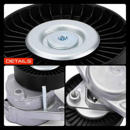 A-Premium Belt Tensioner Assembly with Pulley Compatible with Chrysler - style: 38174